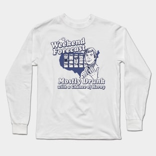 Weekend Forecast 2024 Long Sleeve T-Shirt